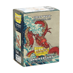 Dragon Shield (Standard size) (100) Protective Sleeves - Dual Art – The Great Wave