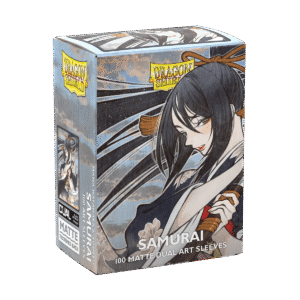Dragon Shield (Standard size) (100) Protective Sleeves - Matte Dual Art Sleeves – Samurai
