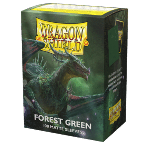 Dragon Shield (Standard size) (100) Protective Sleeves - Matte Forest Green