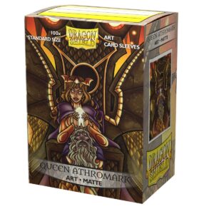 Dragon Shield (Standard size) (100) Art Sleeves Matte - Queen Athromark