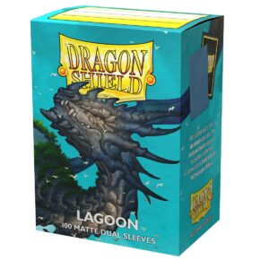 Dragon Shield (Standard size) (100) Protective Sleeves - Dual Matte Lagoon