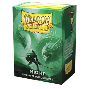 Dragon Shield (Standard size) (100) Protective Sleeves - Dual Matte Might