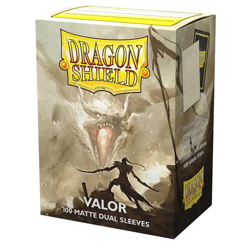 Dragon Shield (Standard size) (100) Protective Sleeves – Dual Matte Valor