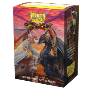 Dragon Shield (Standard size) (100) Protective Sleeves - Brushed Art Valentine Dragon 2023