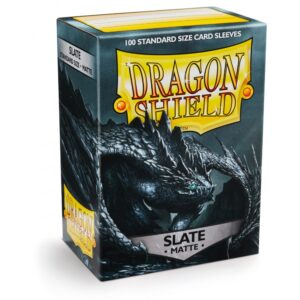 Dragon Shield (Standard size) (100) Protective Sleeves - Matte Slate