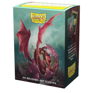 Dragon Shield (Standard size) (100) Protective Sleeves - Brushed Art Wyngs