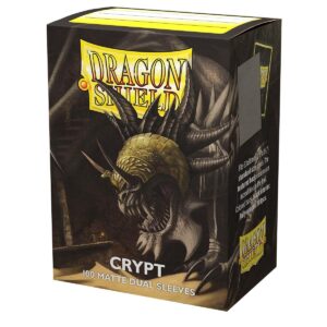 Dragon Shield (Standard size) (100) Protective Sleeves - Dual Matte Crypt
