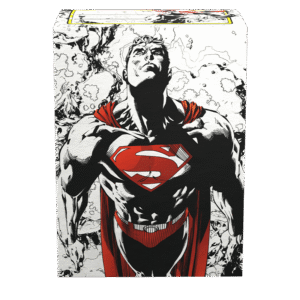 Dragon Shield Matte Art Sleeves – Superman Core (Red/White) (100 Sleeves)