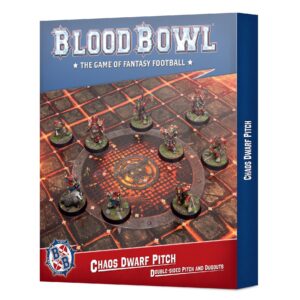 Blood Bowl: Chaos Dwarf Team Pitch & Dugouts