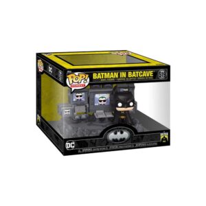 Batman 85th Anniversary POP Moments Deluxe Vinyl Figures Batman in Batcave 9 cm (Damaged Packaging)