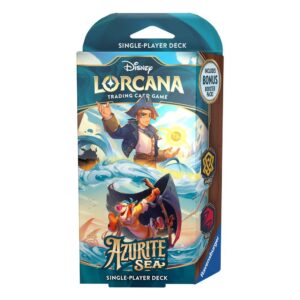 Disney Lorcana Trading Card Game - Starter Decks, (Amber/Ruby) Azurite Sea