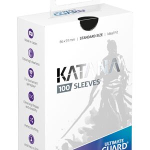 Ultimate Guard Katana Sleeves Standard Size Black (100)
