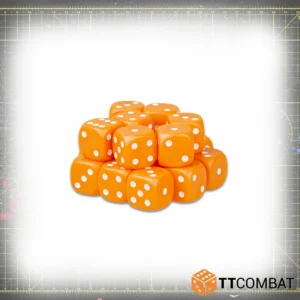 Orange D6 (12mm, pack of 20)