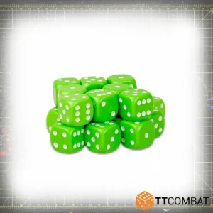 Lime Green D6 (12mm, pack of 20)