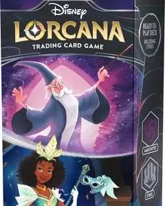 Disney Lorcana Trading Card Game - Starter Deck - Set 2, Rise of the Floodborn (Amethyst & Steel)