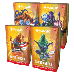 Magic: The Gathering: Marvel Super Heroes - Collector Commander Deck Set (4 Decks)
