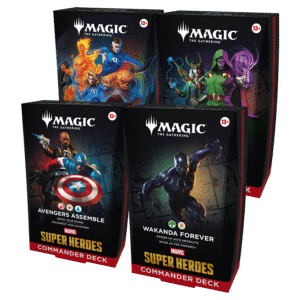Magic: The Gathering: Marvel Super Heroes - Commander Deck Set (4 Decks)