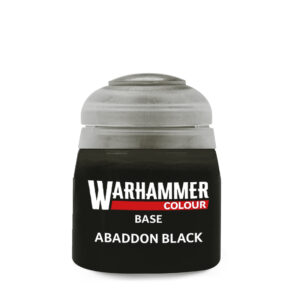 Warhammer Colour: Base - ABADDON BLACK 12ML