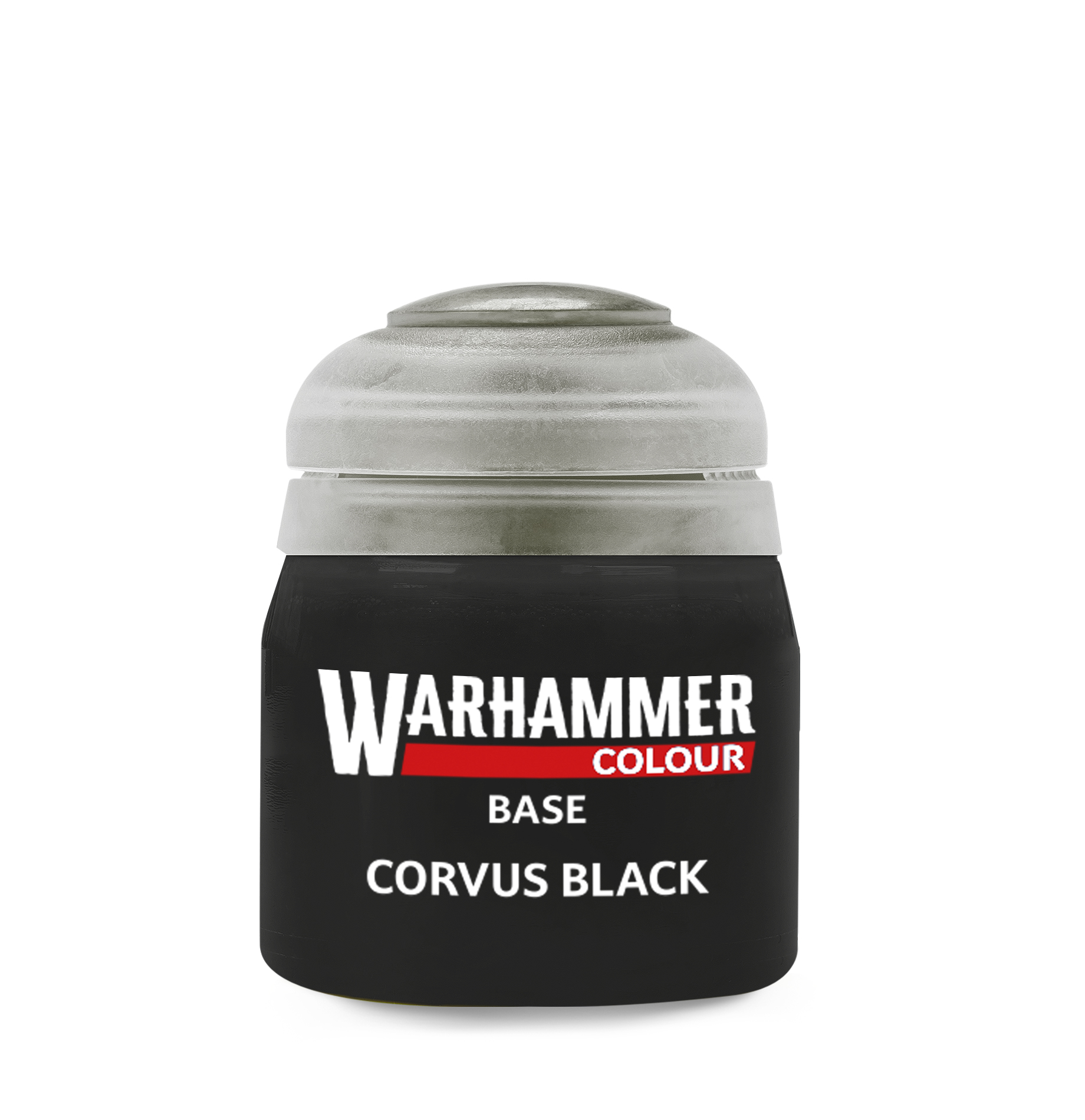 Warhammer Colour: Base – CORVUS BLACK 12ML