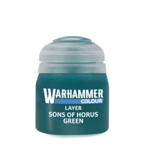 WARHAMMER COLOUR: LAYER - SONS OF HORUS GREEN 12ML