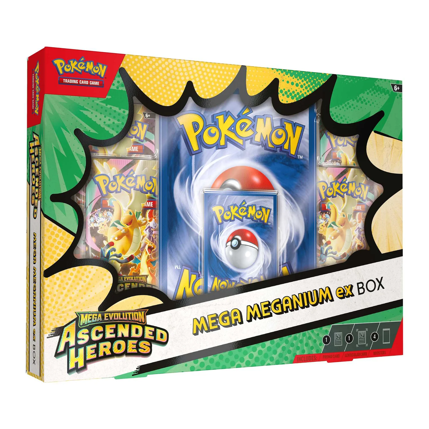 Pokemon TCG: Mega Evolution Ascended Heroes – Mega Meganium ex Box
