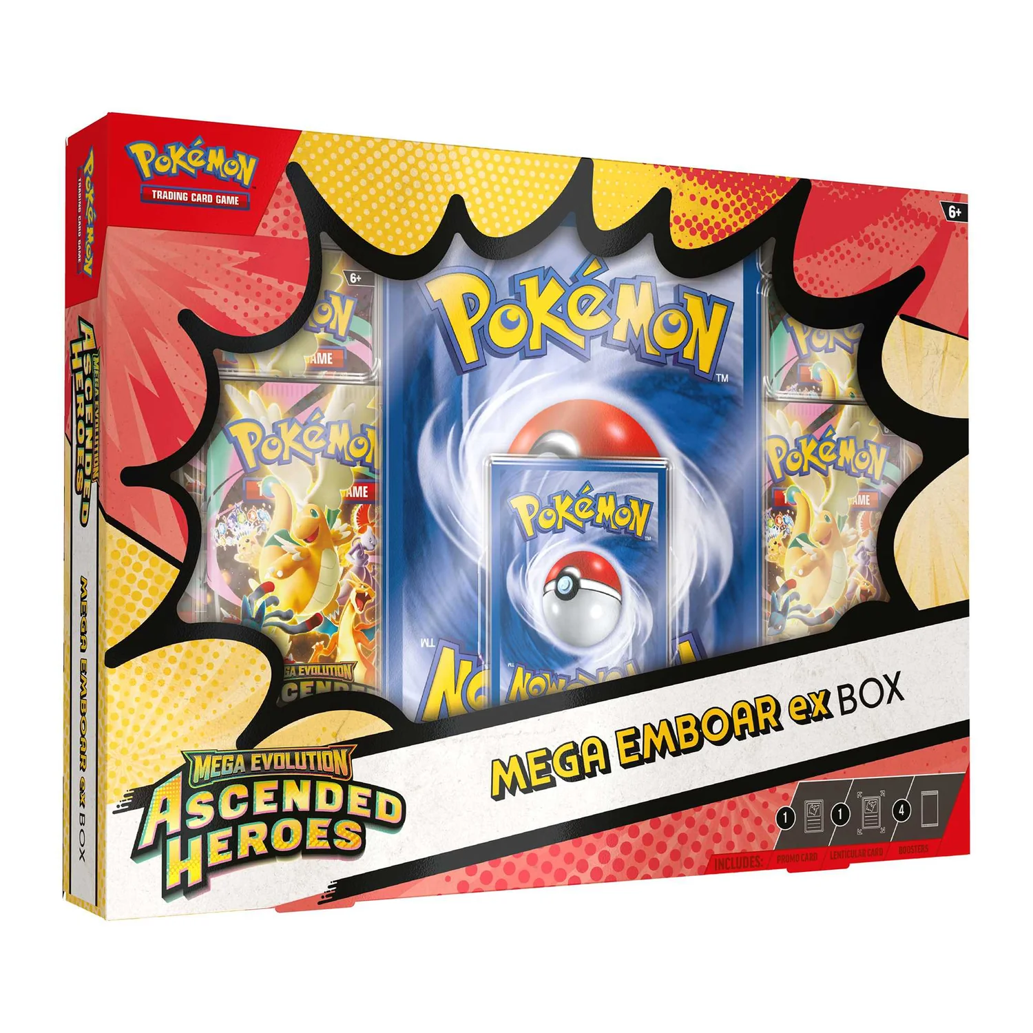 Pokemon TCG: Mega Evolution Ascended Heroes – Mega Emboar ex Box