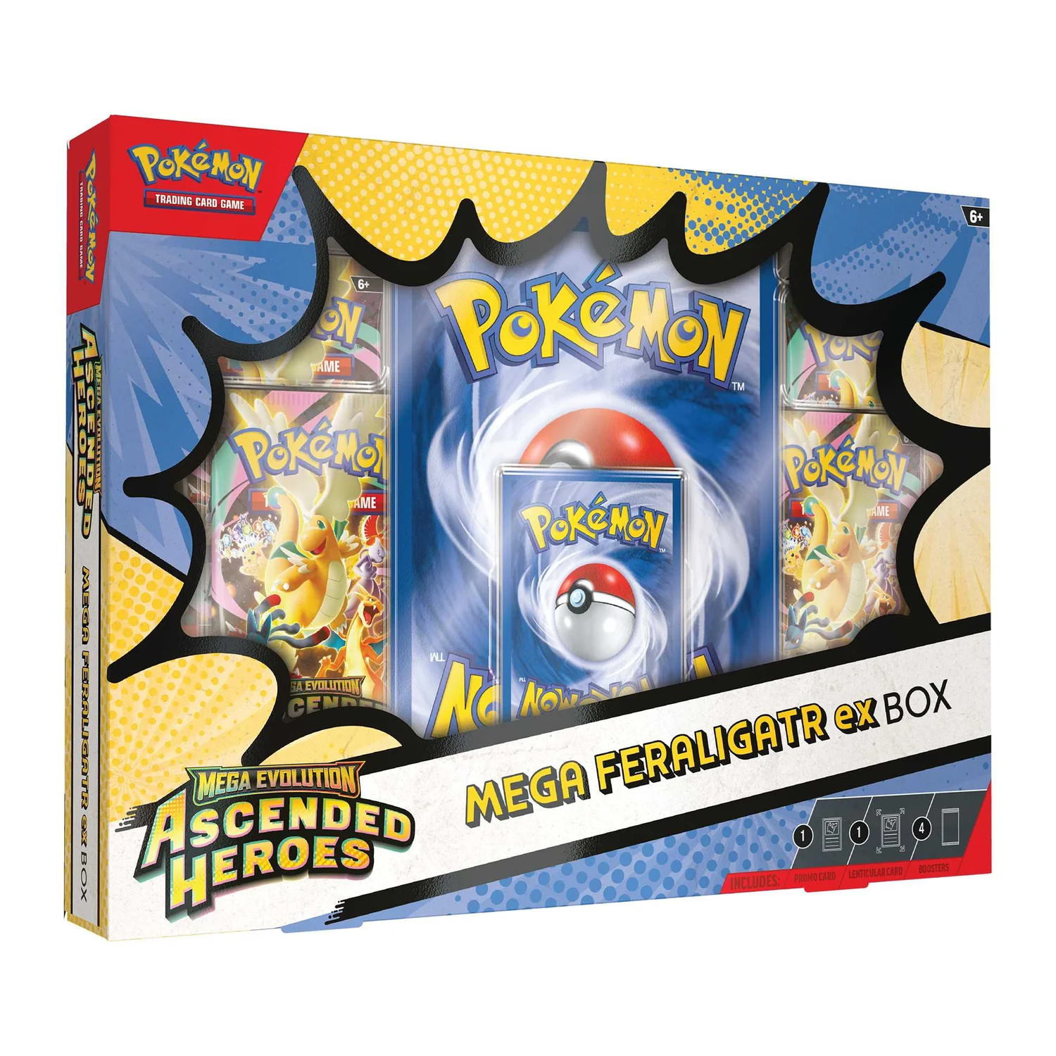 Pokemon TCG: Mega Evolution Ascended Heroes – Mega Feraligatr ex Box