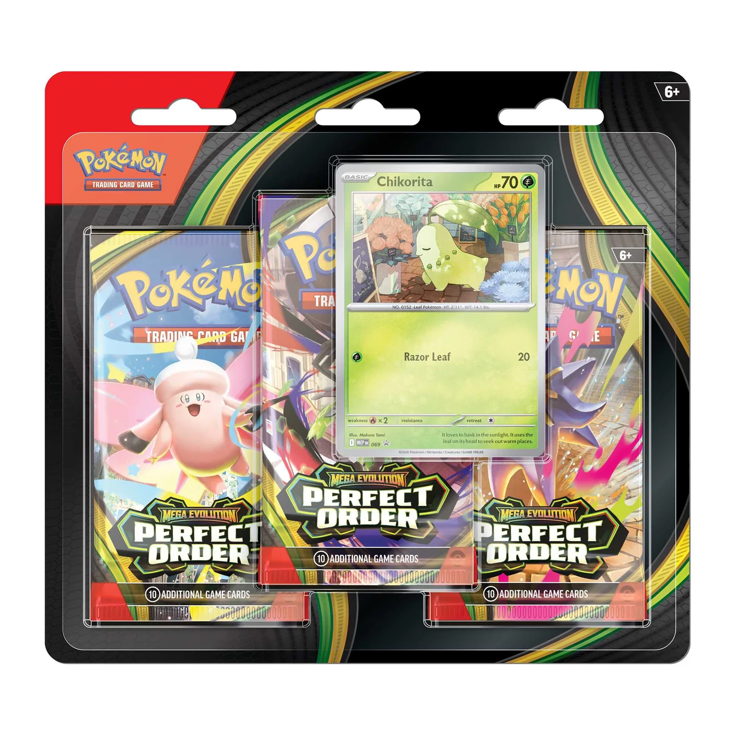 Pokemon TCG: Mega Evolution Perfect Order – 3 Pack