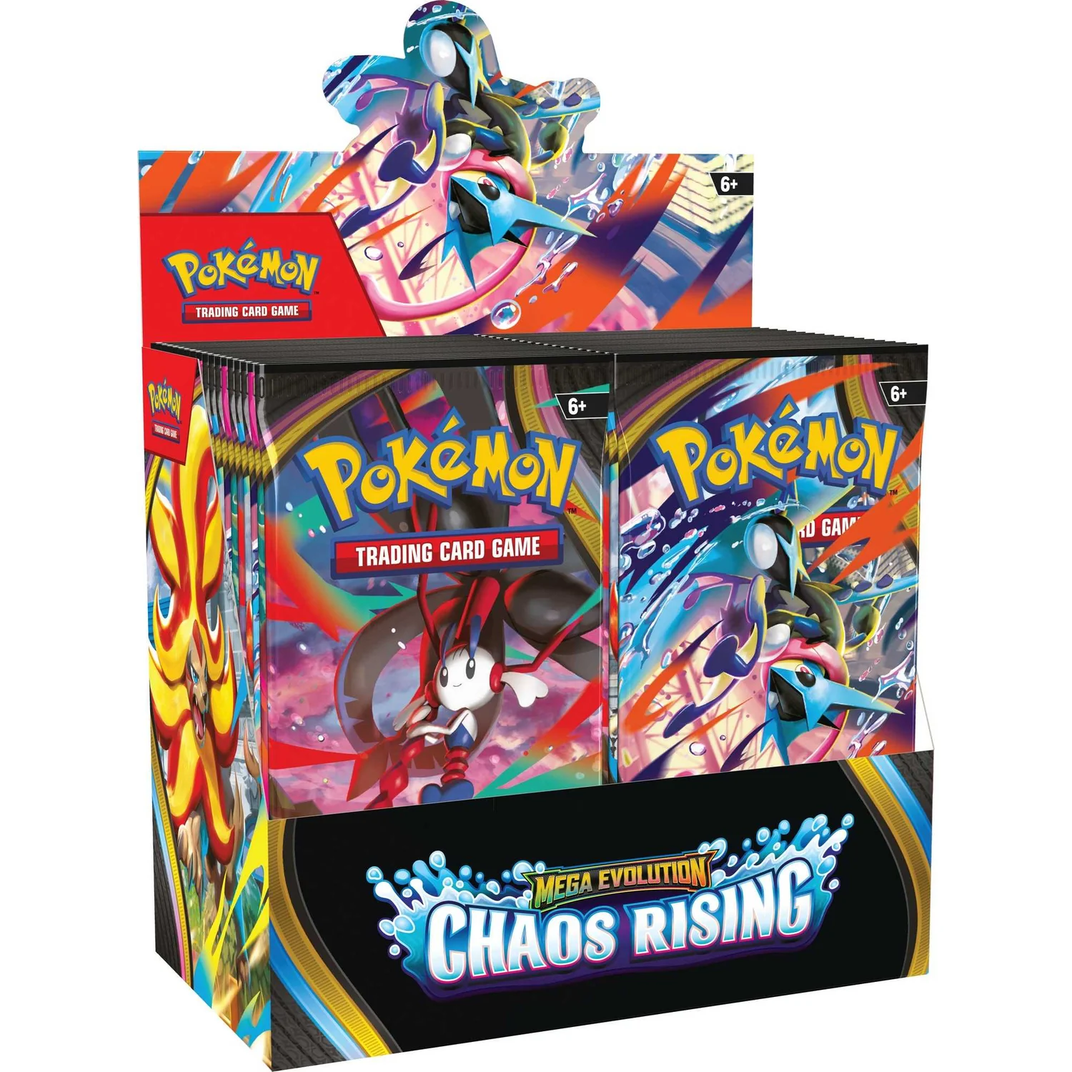 Pokemon TCG: Mega Evolution Chaos Rising – Boosters Display