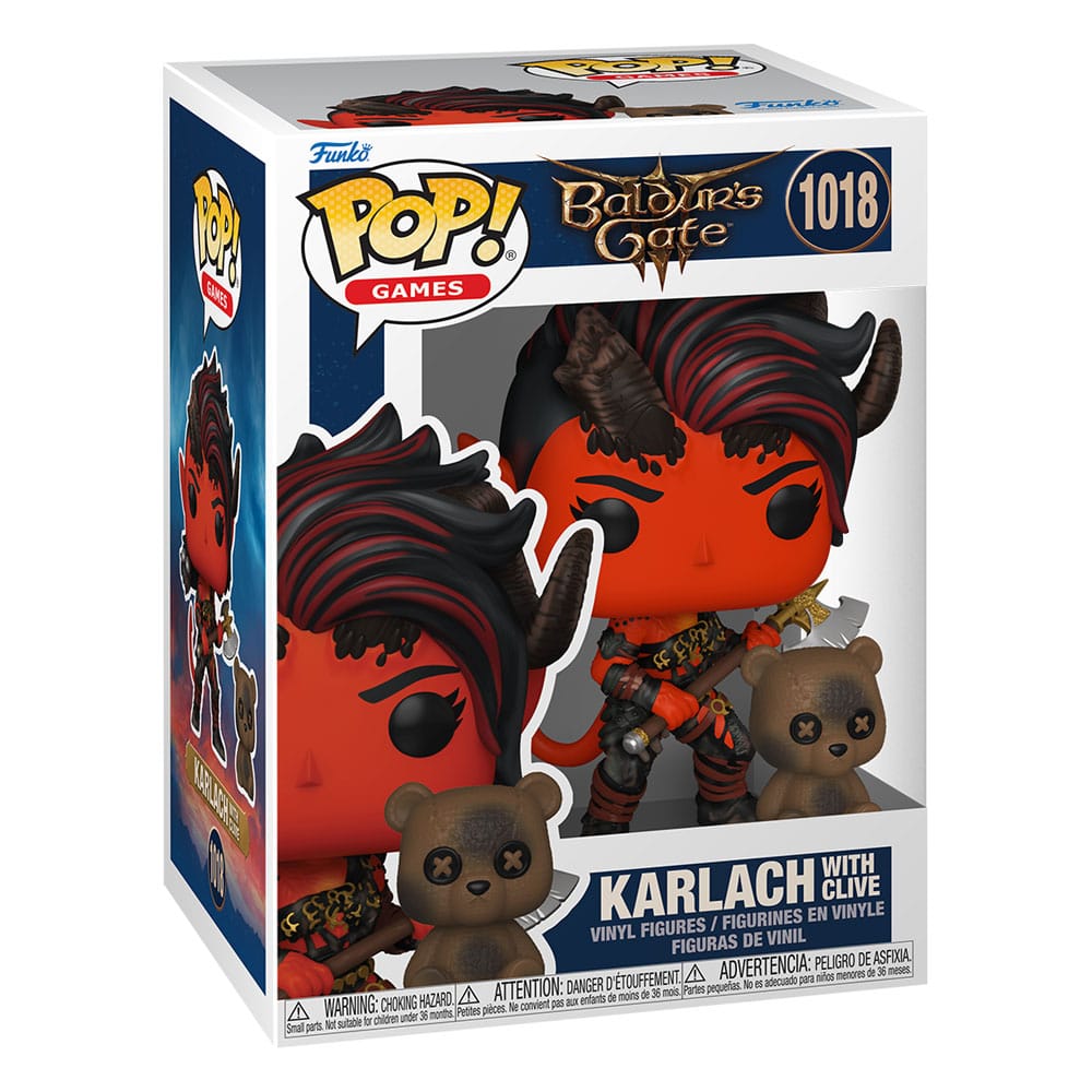 Baldur’s Gate POP! & Buddy Vinyl Figure Karlach & Clive 9 cm