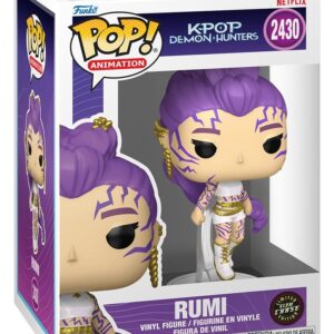 KPop Demon Hunters POP! Animation Vinyl Figures Rumi Chase (Glow) 9 cm