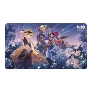 Genshin Impact Unreconciled Stars Mousepad Aether Fischl Mona Paimon & Scaramouche 70 x 40 cm