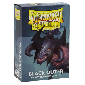Arcane Tinmen Dragon Shield Black - Matte Outer Sleeves