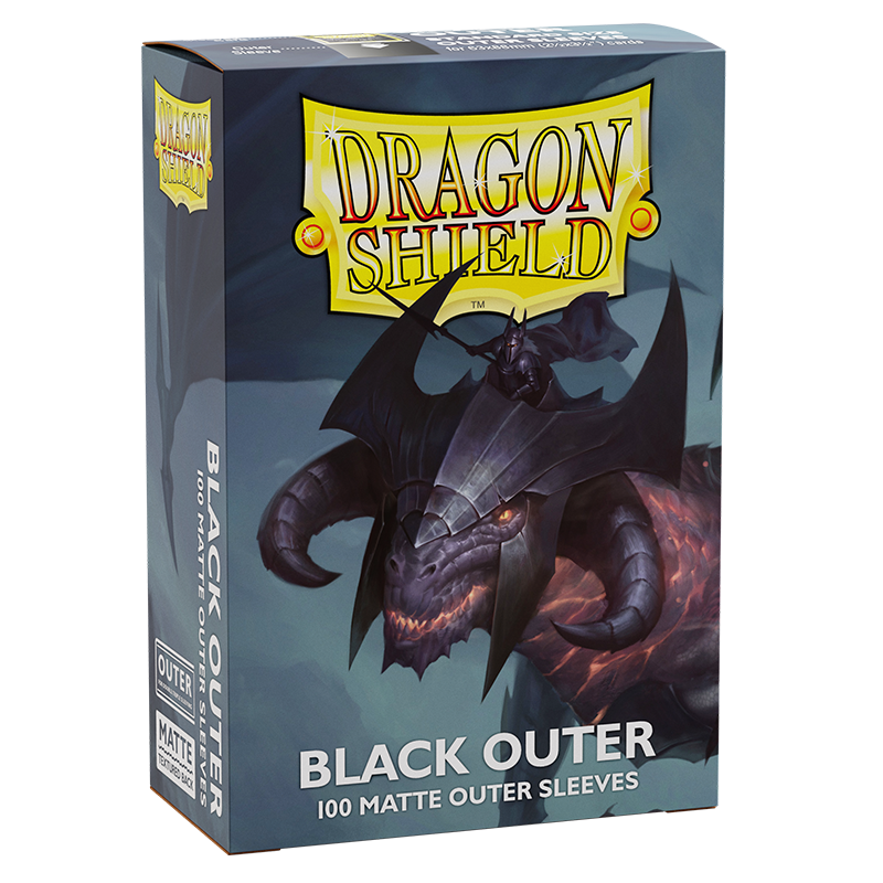Arcane Tinmen Dragon Shield Black – Matte Outer Sleeves