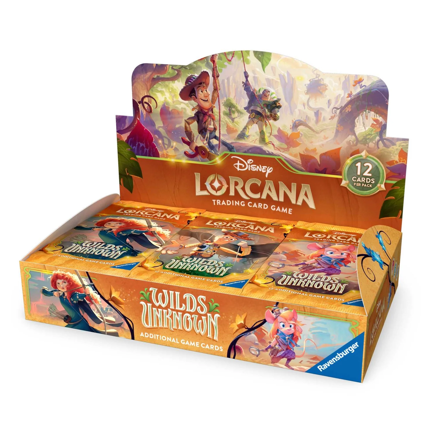 Disney Lorcana TCG – Wilds Unknown Booster Pack Display (24) – Set 12