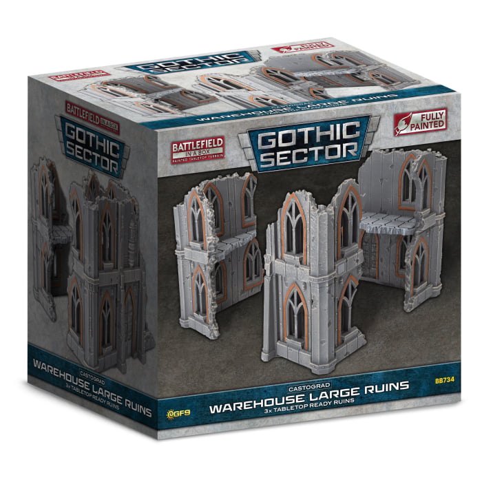 Gothic Sector: Castograd Warehouse Big Ruins (x3)
