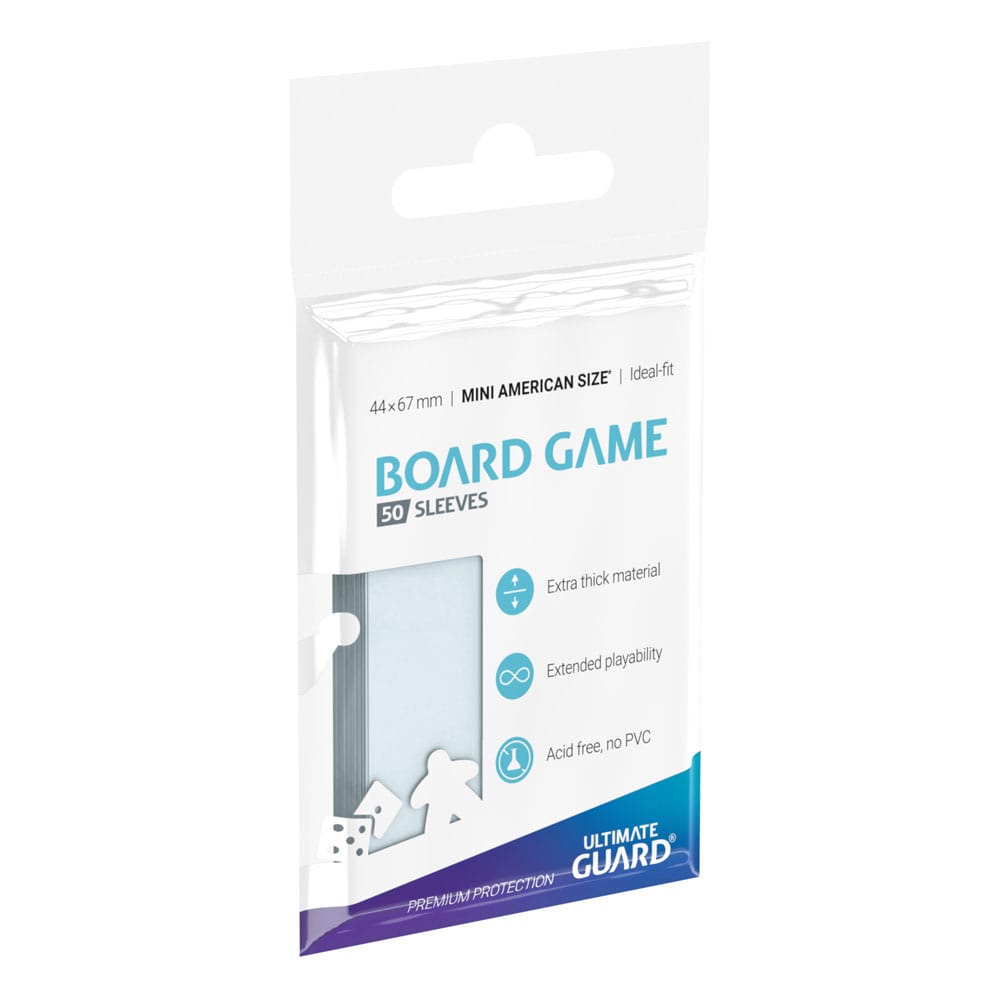 Ultimate Guard Board Game Sleeves (50) – Mini American