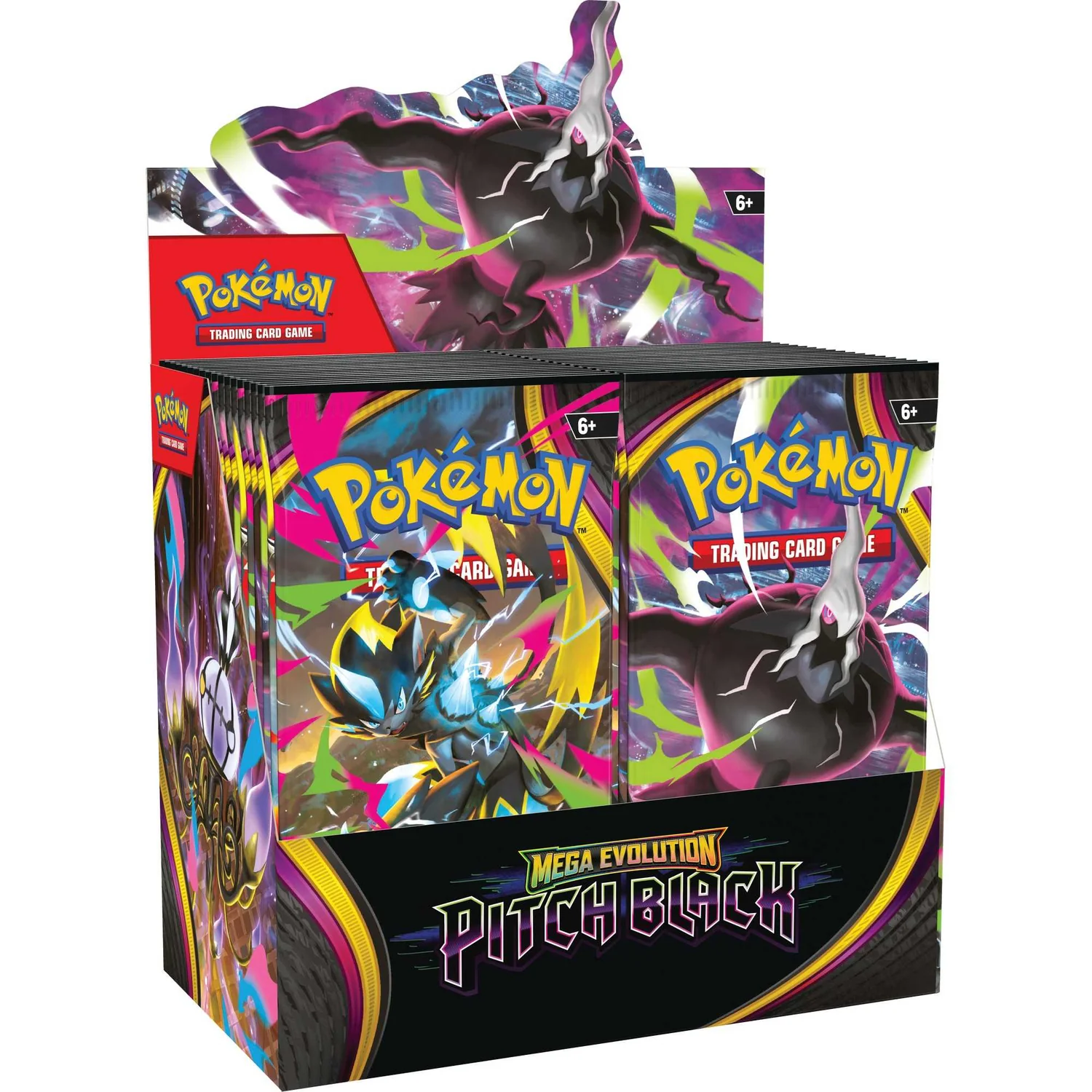 Pokémon TCG: Mega Evolution Pitch Black – Booster Display