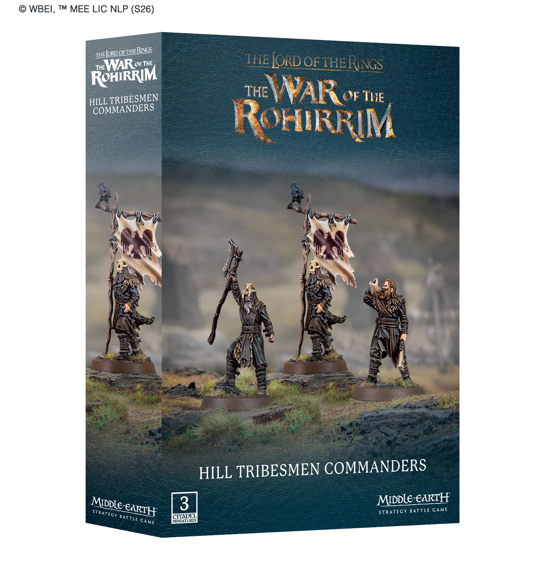 MIDDLE-EARTH STRATEGY BATTLE GAME: HILL TRIBESMEN COMMANDERS