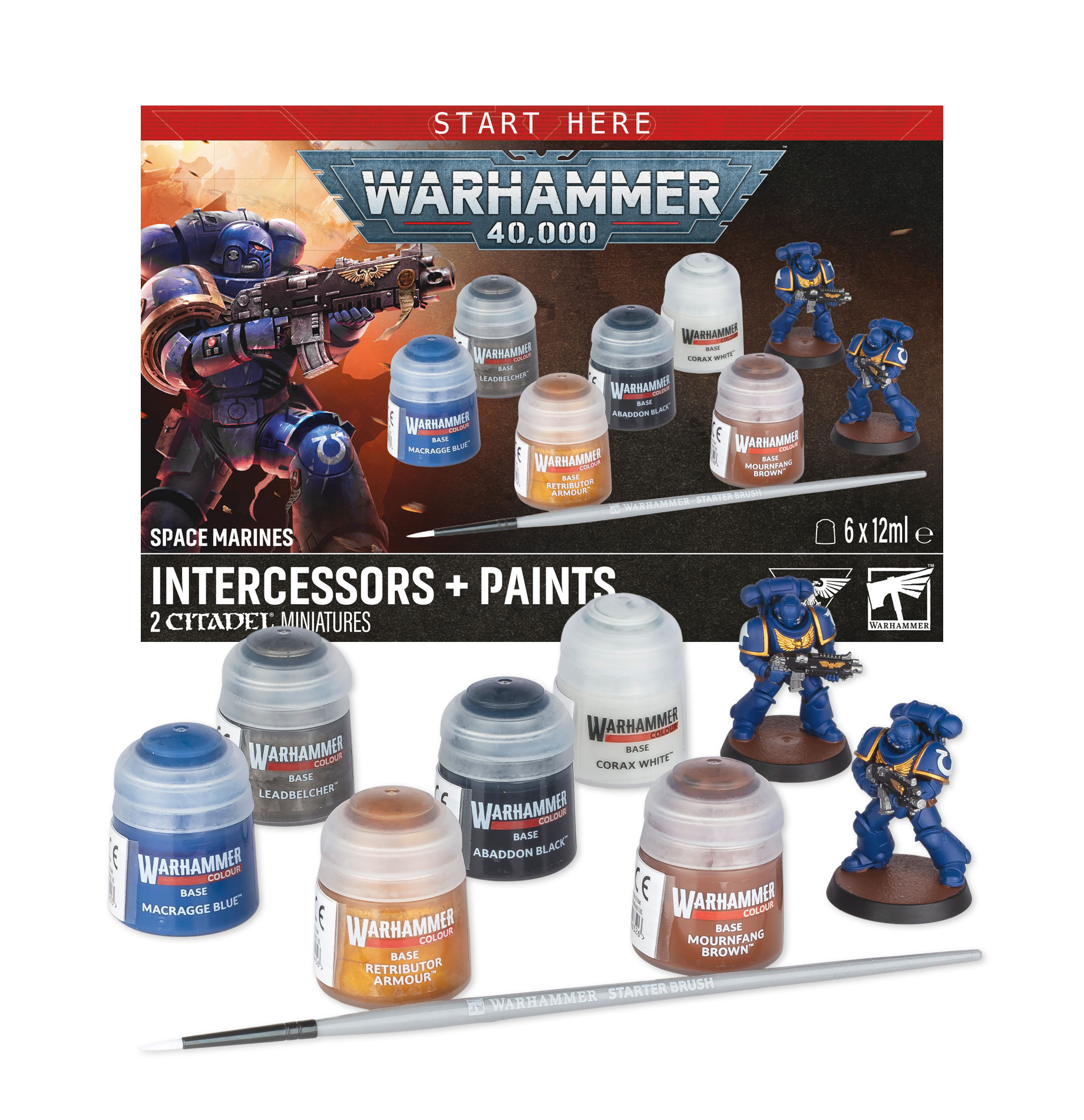 SPACE MARINE INTERCESSORS & PAINTS