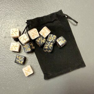 +1/+1 & -1/-1 Dice Counters (12)