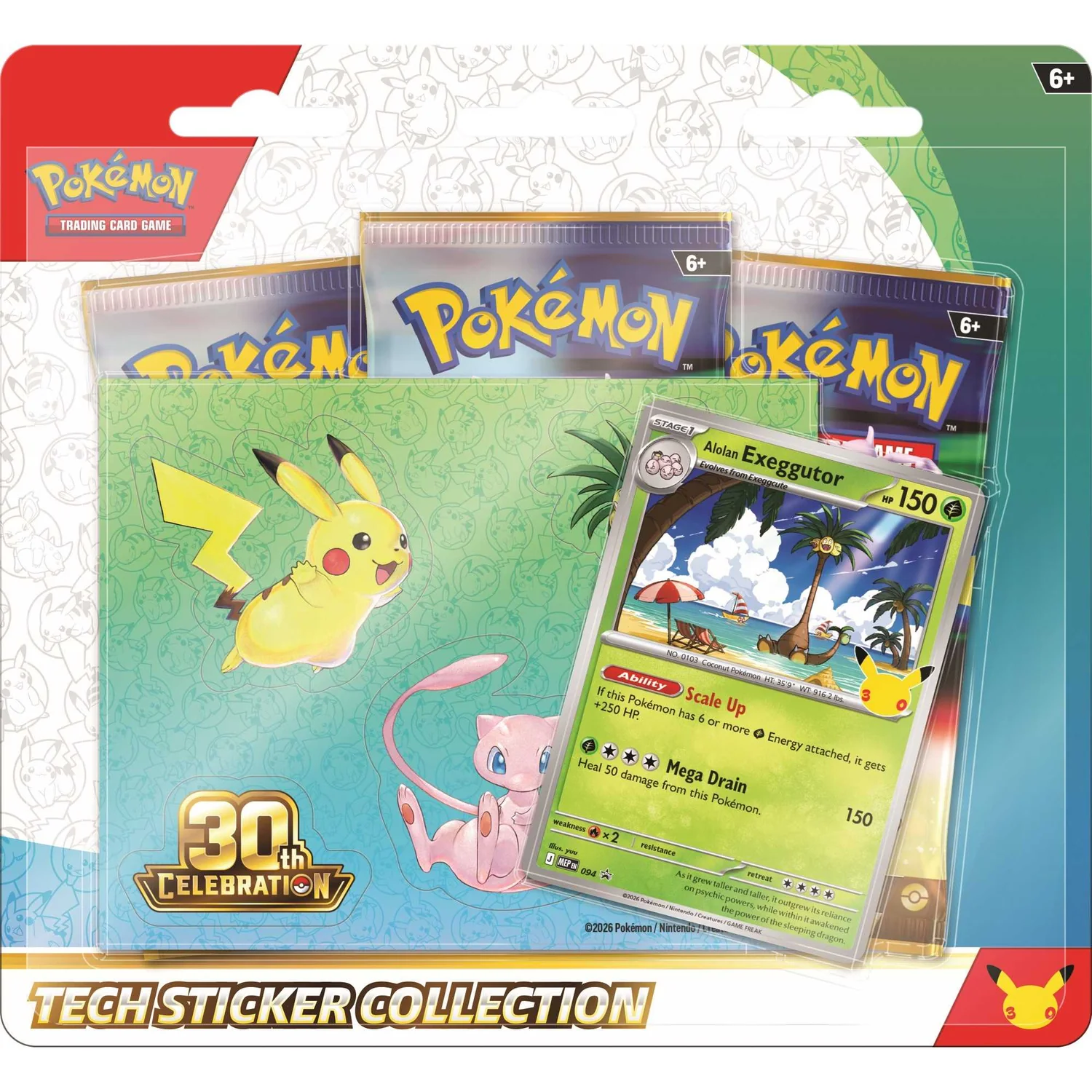 Pokémon TCG: Tech Sticker Collection – Random – 30th Celebration (Read the Description)