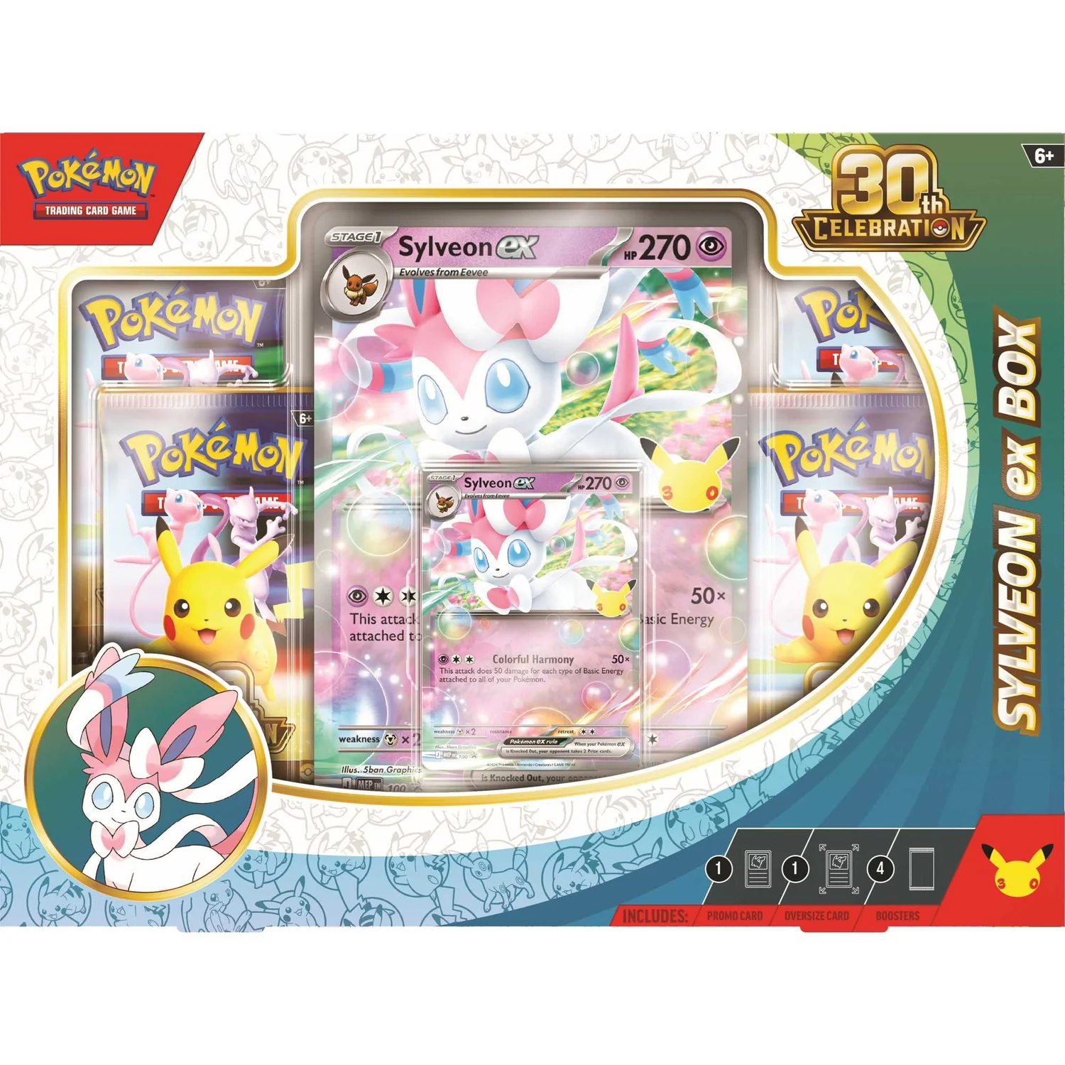 Pokémon TCG: ex Box – Sylveon – 30th Celebration (Read the Description)