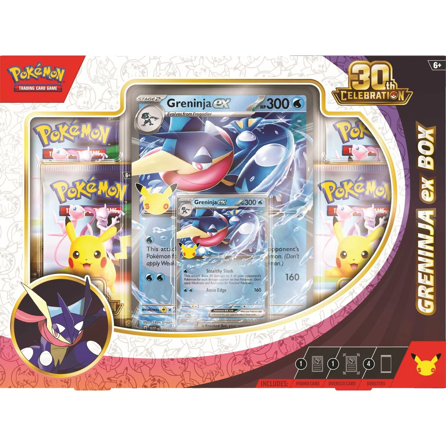 Pokémon TCG: ex Box – Greninja – 30th Celebration (Read the Description)