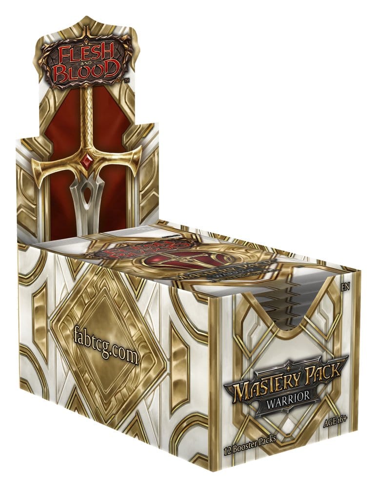 Flesh and Blood TCG Mastery Pack Warrior Booster Display (12)
