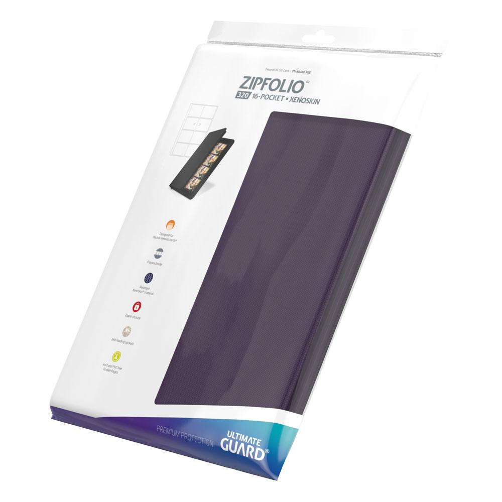 Ultimate Guard Zipfolio 320 16-Pocket Xenoskin – Purple