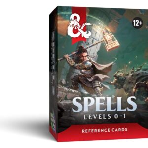 Dungeons & Dragons RPG Reference Cards: Spells (Levels 0-1)