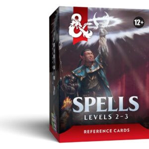 Dungeons & Dragons RPG Reference Cards: Spells (Levels 2-3)