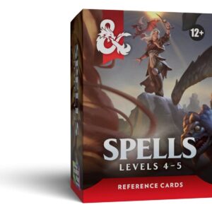 Dungeons & Dragons RPG Reference Cards: Spells (Levels 4-5)