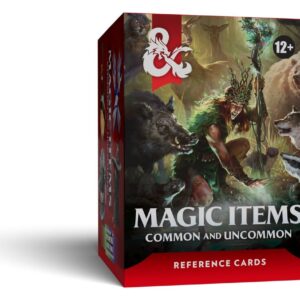 Dungeons & Dragons RPG Reference Cards - Magic Items (Common and Uncommon)